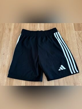 EUC Boy’s Adidas Tiro 26 League Shorts - Black/White - 11/12YR